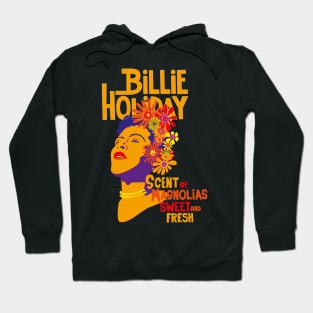 Billie's Blossoms: A Tribute to Jazz Icon Billie Holiday Hoodie